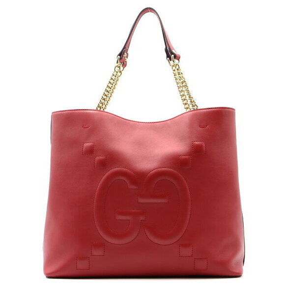 Gucci tote bag leather red - Picture 2 of 8